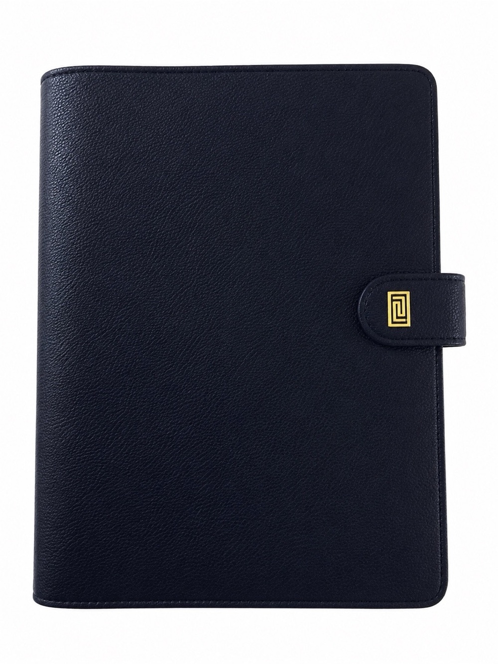 New NOTIQ navy pro pebble midi desk folio wrinkles agenda 9 x 10 1/2”
